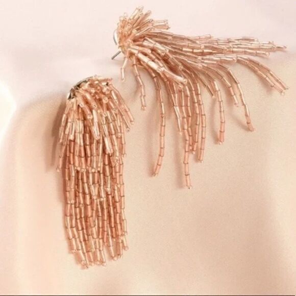 Stella & Dot Champagne Firework Earrings - Picture 3 of 8